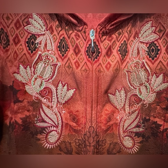 One World Zip Front Hoodie. - Picture 4 of 7